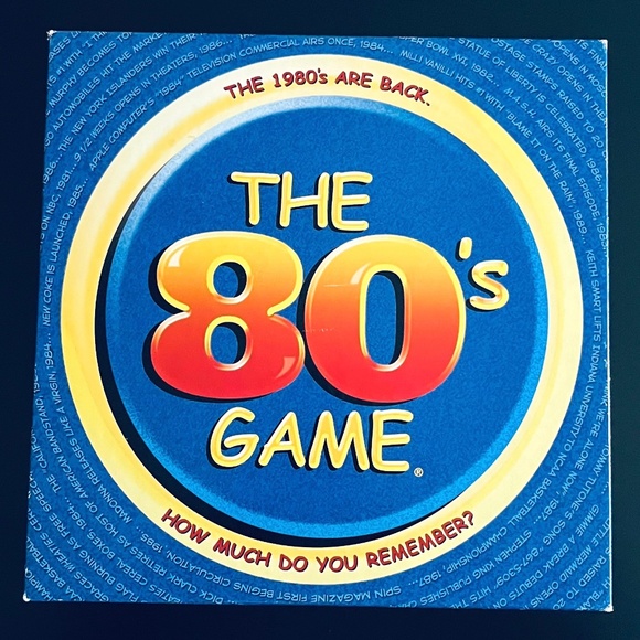 The 80s Game (2001) Vintage Board Game - COMPLETE - Picture 1 of 8